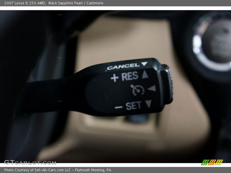 Black Sapphire Pearl / Cashmere 2007 Lexus IS 250 AWD