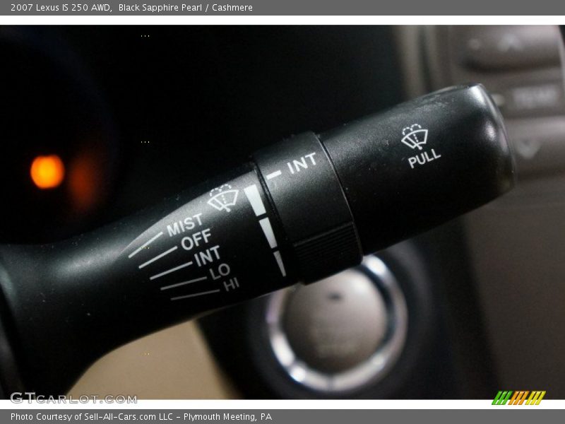 Black Sapphire Pearl / Cashmere 2007 Lexus IS 250 AWD