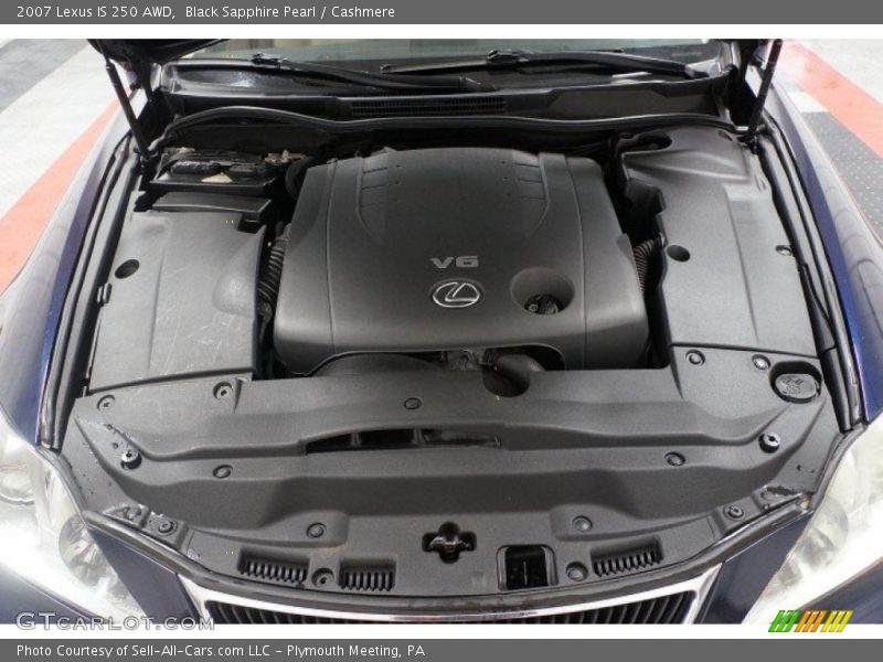 Black Sapphire Pearl / Cashmere 2007 Lexus IS 250 AWD