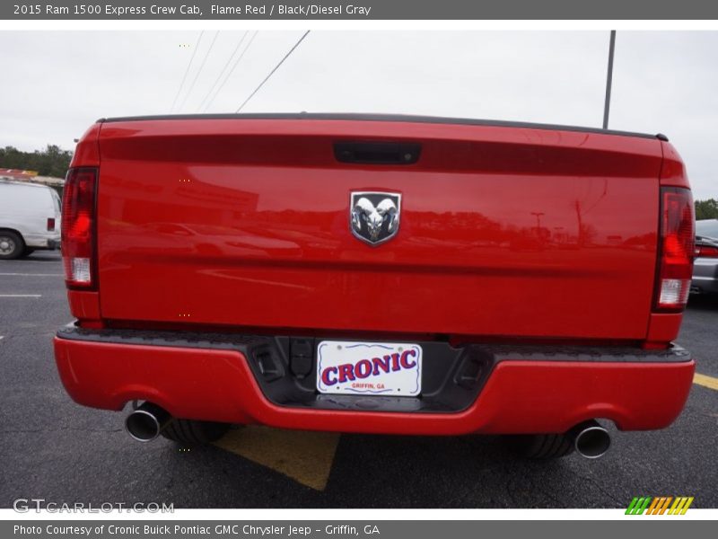 Flame Red / Black/Diesel Gray 2015 Ram 1500 Express Crew Cab