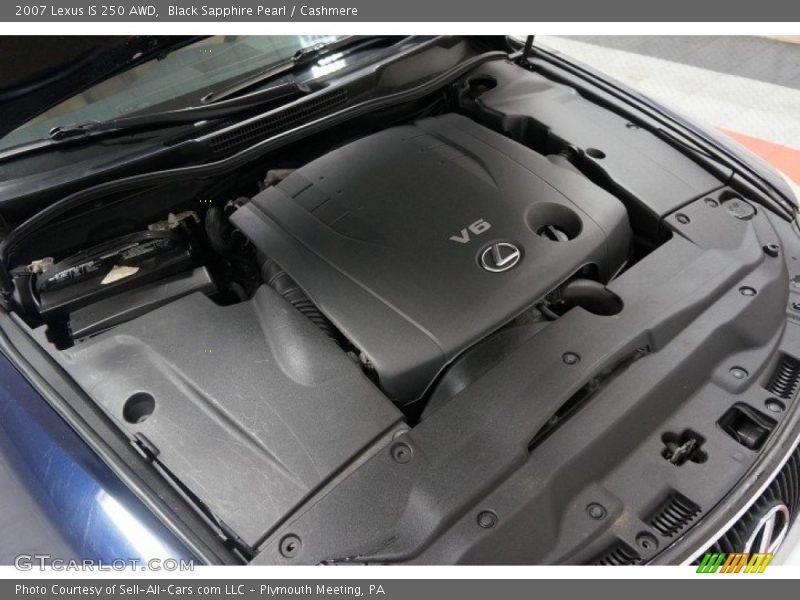 Black Sapphire Pearl / Cashmere 2007 Lexus IS 250 AWD