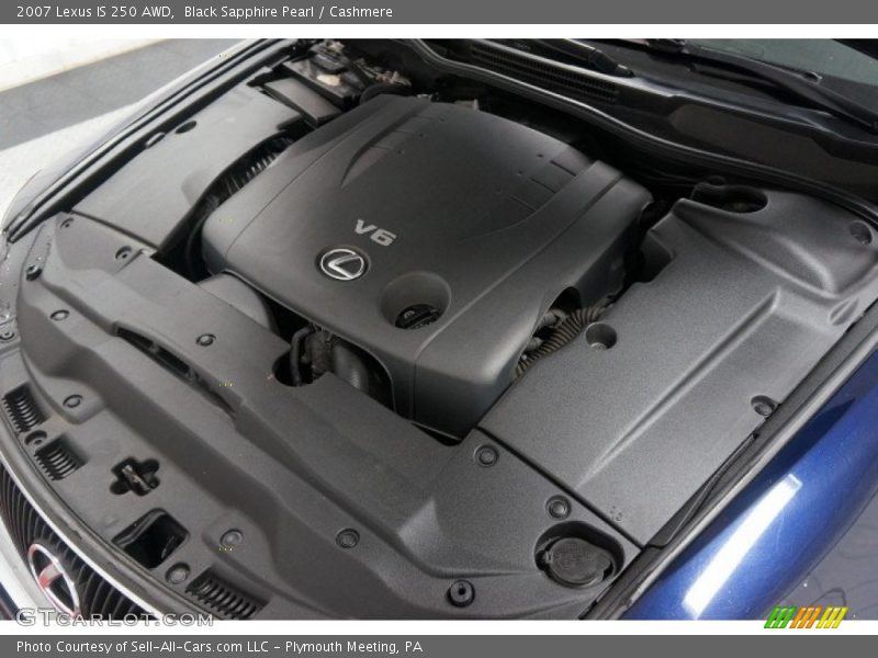 Black Sapphire Pearl / Cashmere 2007 Lexus IS 250 AWD