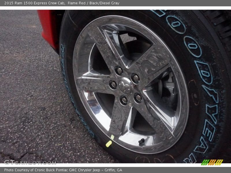 Flame Red / Black/Diesel Gray 2015 Ram 1500 Express Crew Cab