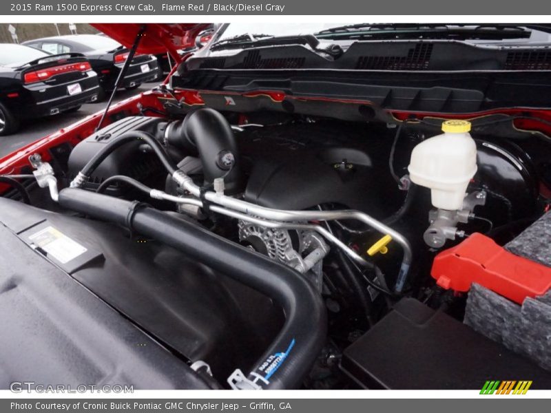 Flame Red / Black/Diesel Gray 2015 Ram 1500 Express Crew Cab