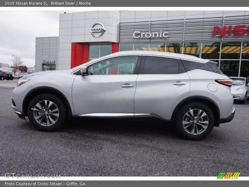 Brilliant Silver / Mocha 2015 Nissan Murano SL