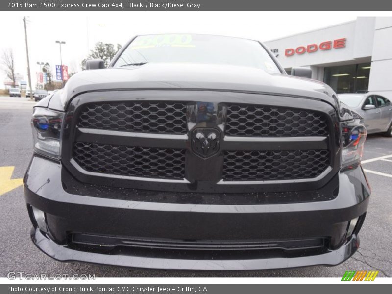 Black / Black/Diesel Gray 2015 Ram 1500 Express Crew Cab 4x4