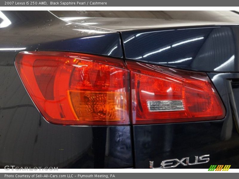 Black Sapphire Pearl / Cashmere 2007 Lexus IS 250 AWD