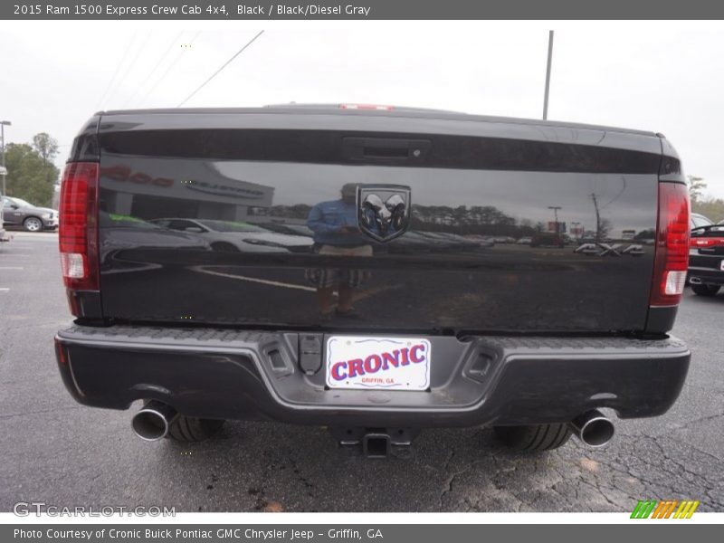 Black / Black/Diesel Gray 2015 Ram 1500 Express Crew Cab 4x4