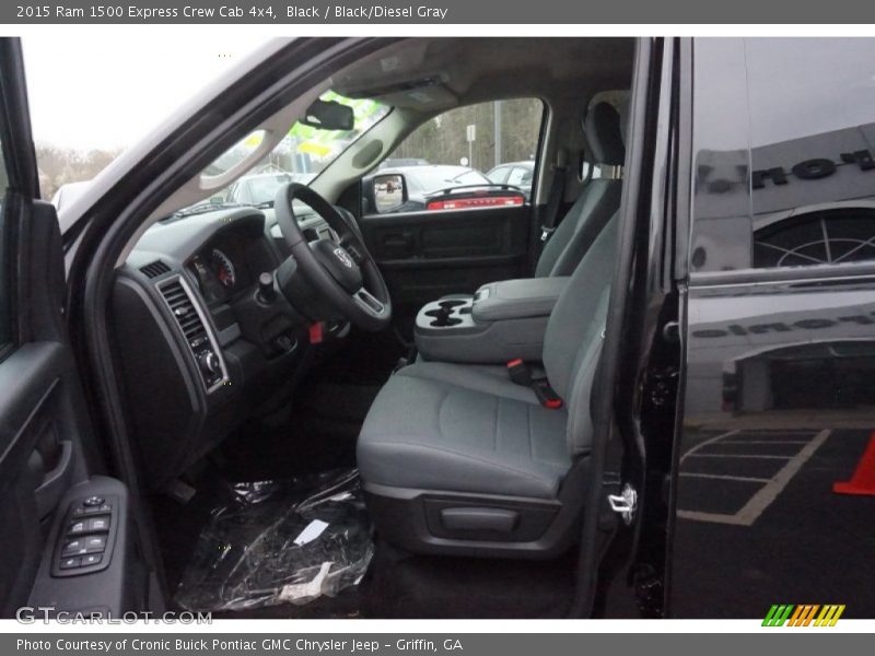 Black / Black/Diesel Gray 2015 Ram 1500 Express Crew Cab 4x4