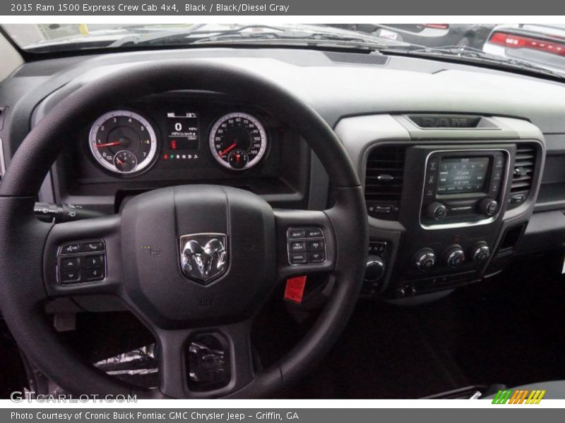 Black / Black/Diesel Gray 2015 Ram 1500 Express Crew Cab 4x4