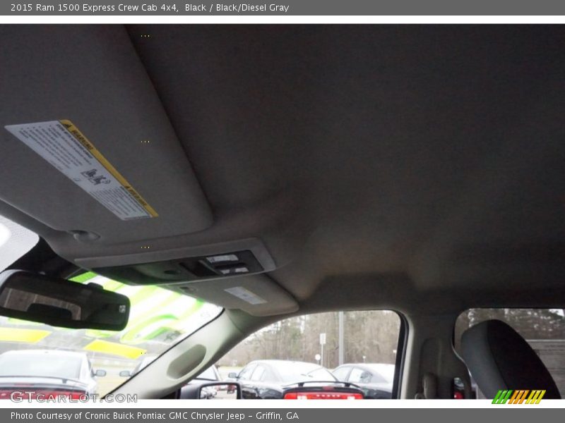 Black / Black/Diesel Gray 2015 Ram 1500 Express Crew Cab 4x4