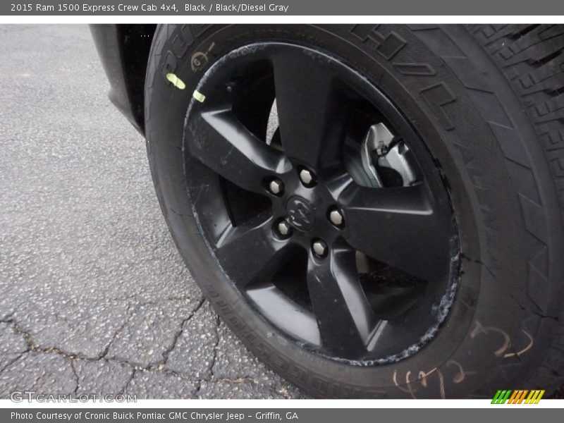Black / Black/Diesel Gray 2015 Ram 1500 Express Crew Cab 4x4