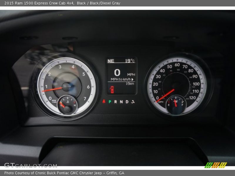 Black / Black/Diesel Gray 2015 Ram 1500 Express Crew Cab 4x4