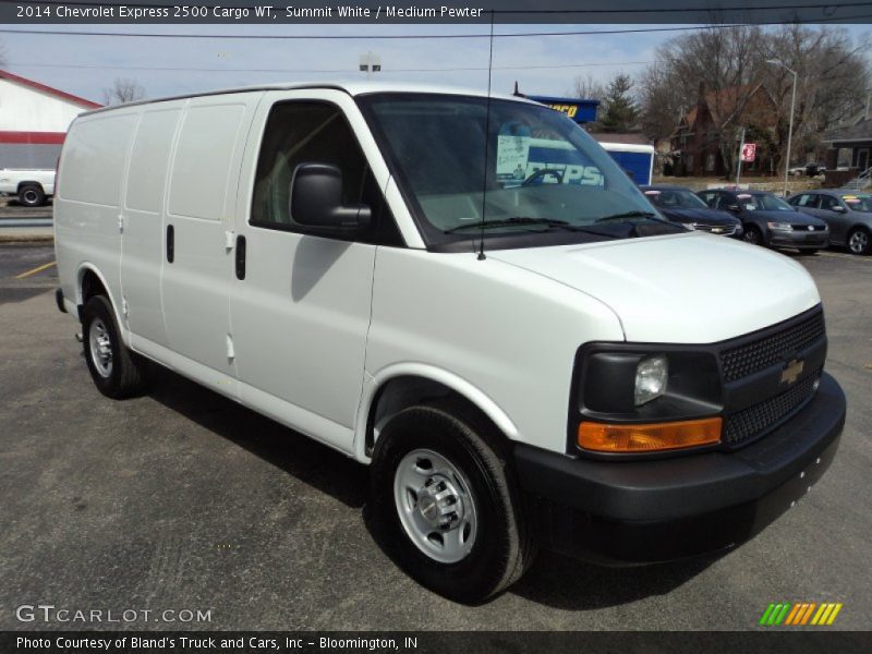 Summit White / Medium Pewter 2014 Chevrolet Express 2500 Cargo WT