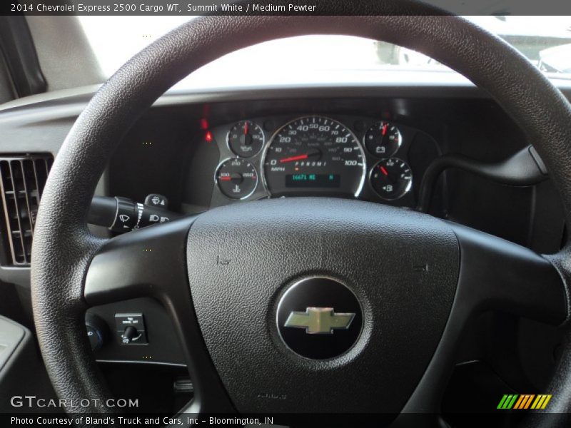 Summit White / Medium Pewter 2014 Chevrolet Express 2500 Cargo WT