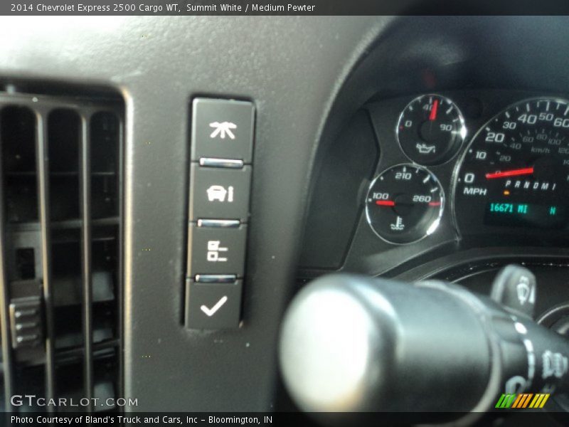 Summit White / Medium Pewter 2014 Chevrolet Express 2500 Cargo WT