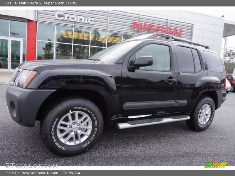 Super Black / Gray 2015 Nissan Xterra S