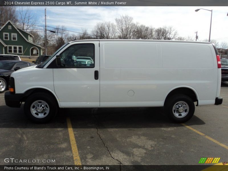 Summit White / Medium Pewter 2014 Chevrolet Express 2500 Cargo WT