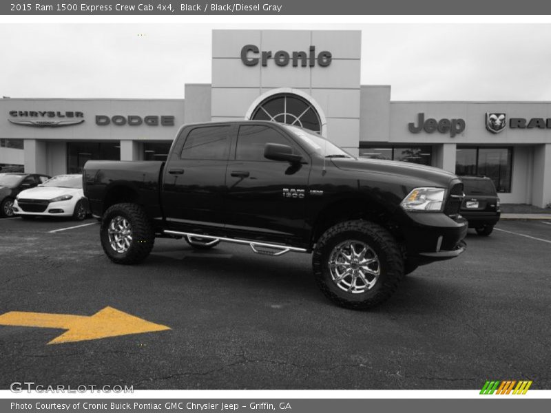 Black / Black/Diesel Gray 2015 Ram 1500 Express Crew Cab 4x4