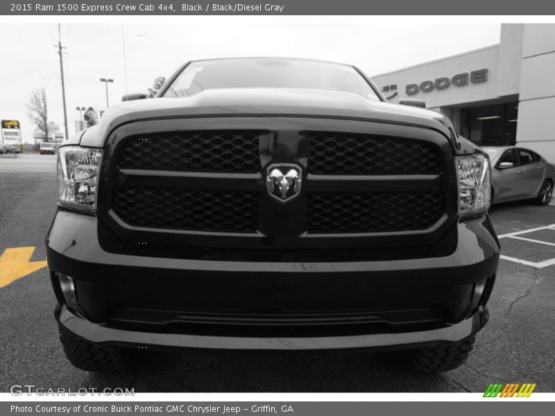 Black / Black/Diesel Gray 2015 Ram 1500 Express Crew Cab 4x4