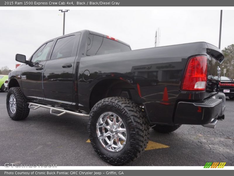 Black / Black/Diesel Gray 2015 Ram 1500 Express Crew Cab 4x4