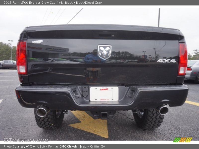 Black / Black/Diesel Gray 2015 Ram 1500 Express Crew Cab 4x4