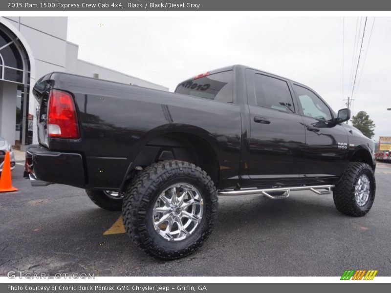 Black / Black/Diesel Gray 2015 Ram 1500 Express Crew Cab 4x4