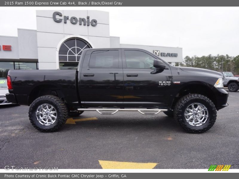Black / Black/Diesel Gray 2015 Ram 1500 Express Crew Cab 4x4