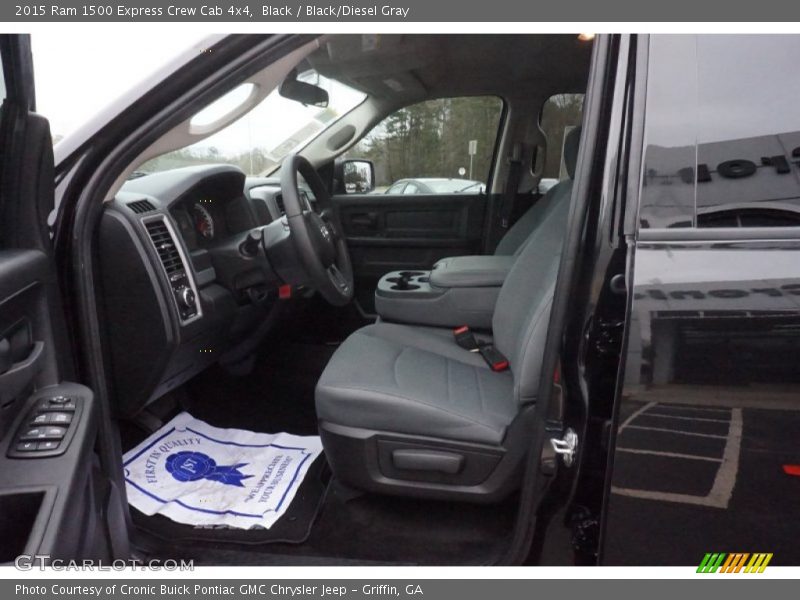 Black / Black/Diesel Gray 2015 Ram 1500 Express Crew Cab 4x4