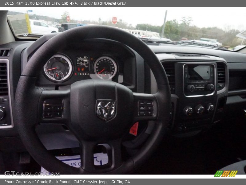 Black / Black/Diesel Gray 2015 Ram 1500 Express Crew Cab 4x4