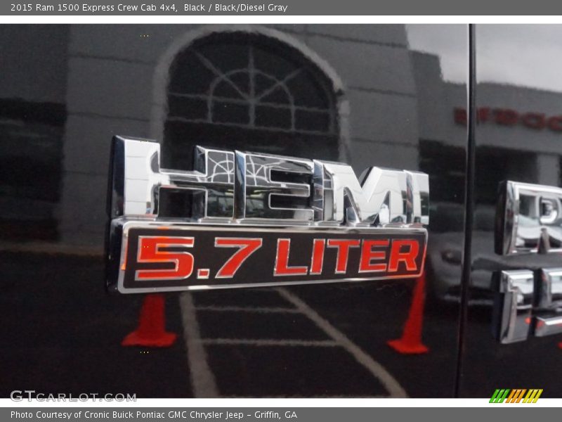 Black / Black/Diesel Gray 2015 Ram 1500 Express Crew Cab 4x4