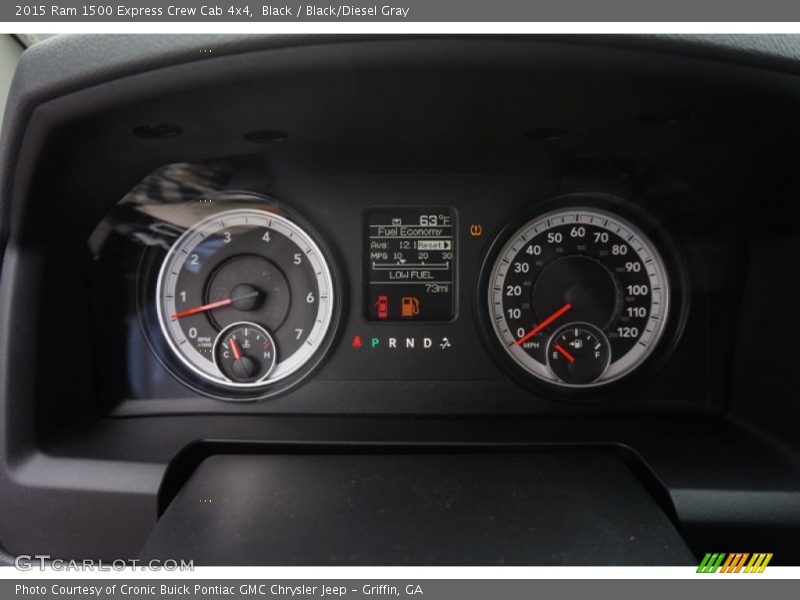 Black / Black/Diesel Gray 2015 Ram 1500 Express Crew Cab 4x4
