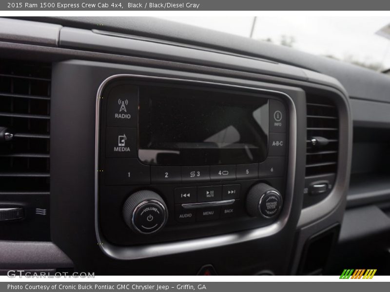 Black / Black/Diesel Gray 2015 Ram 1500 Express Crew Cab 4x4