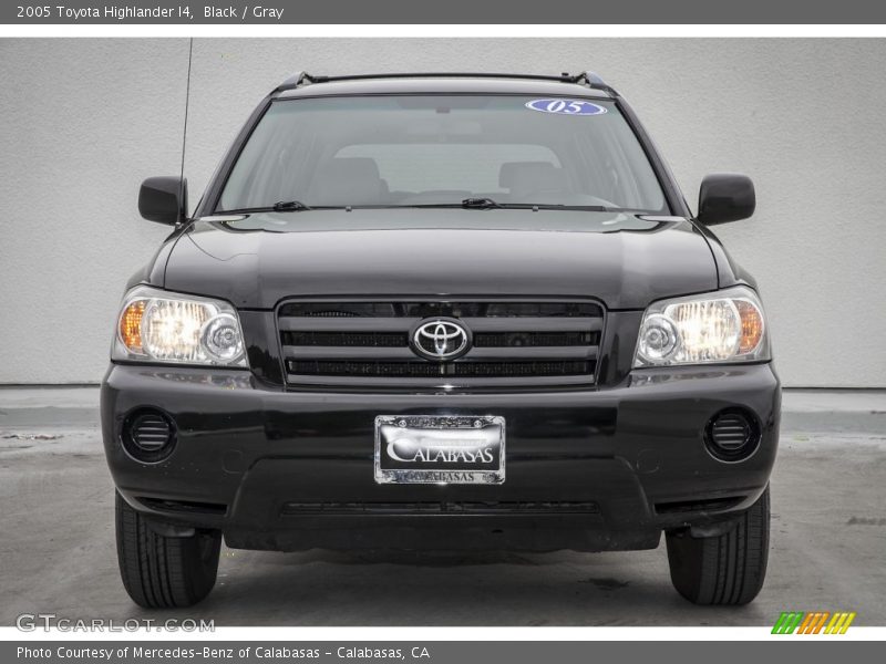 Black / Gray 2005 Toyota Highlander I4