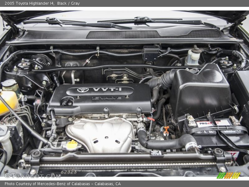  2005 Highlander I4 Engine - 2.4 Liter DOHC 16-Valve VVT-i 4 Cylinder