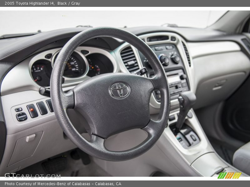 Dashboard of 2005 Highlander I4