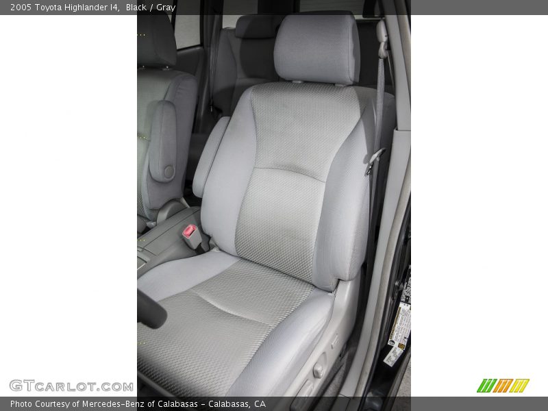 Front Seat of 2005 Highlander I4