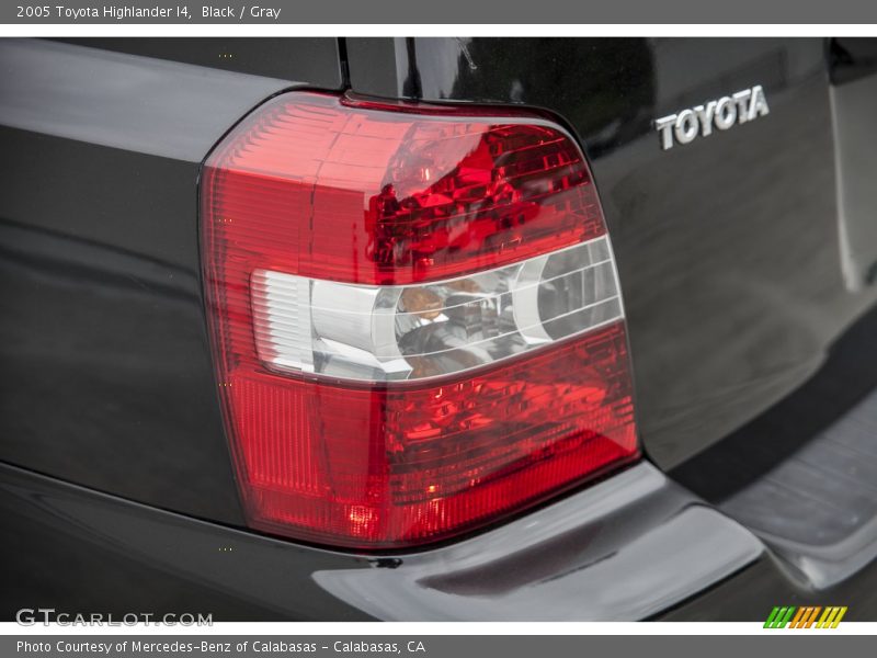 Black / Gray 2005 Toyota Highlander I4