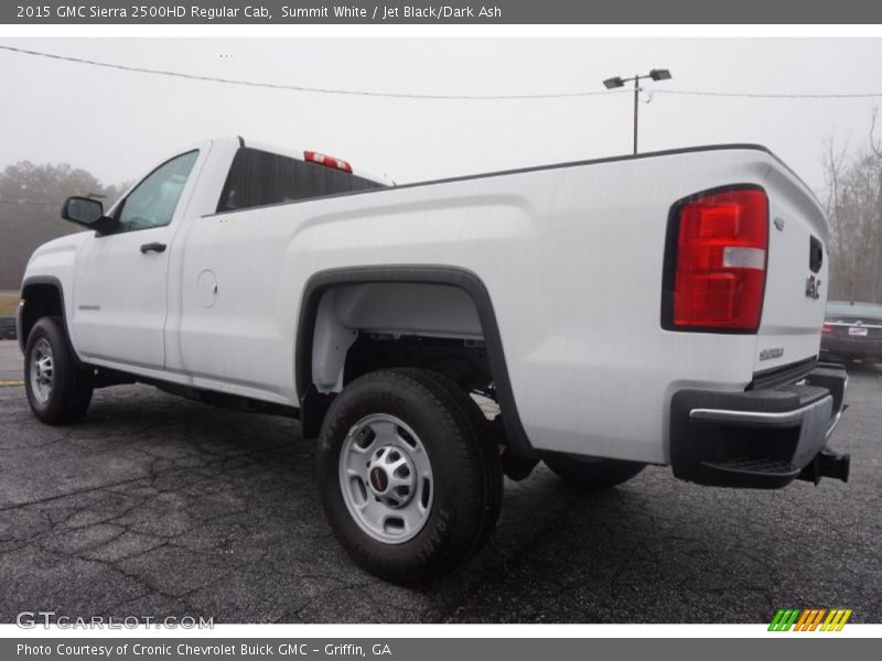 Summit White / Jet Black/Dark Ash 2015 GMC Sierra 2500HD Regular Cab