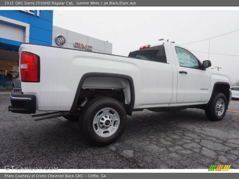 Summit White / Jet Black/Dark Ash 2015 GMC Sierra 2500HD Regular Cab