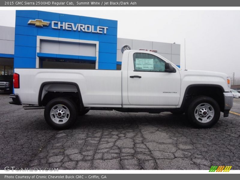 Summit White / Jet Black/Dark Ash 2015 GMC Sierra 2500HD Regular Cab