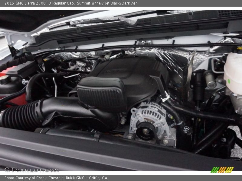 Summit White / Jet Black/Dark Ash 2015 GMC Sierra 2500HD Regular Cab