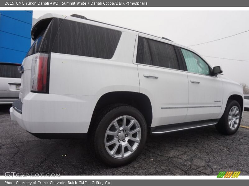 Summit White / Denali Cocoa/Dark Atmosphere 2015 GMC Yukon Denali 4WD