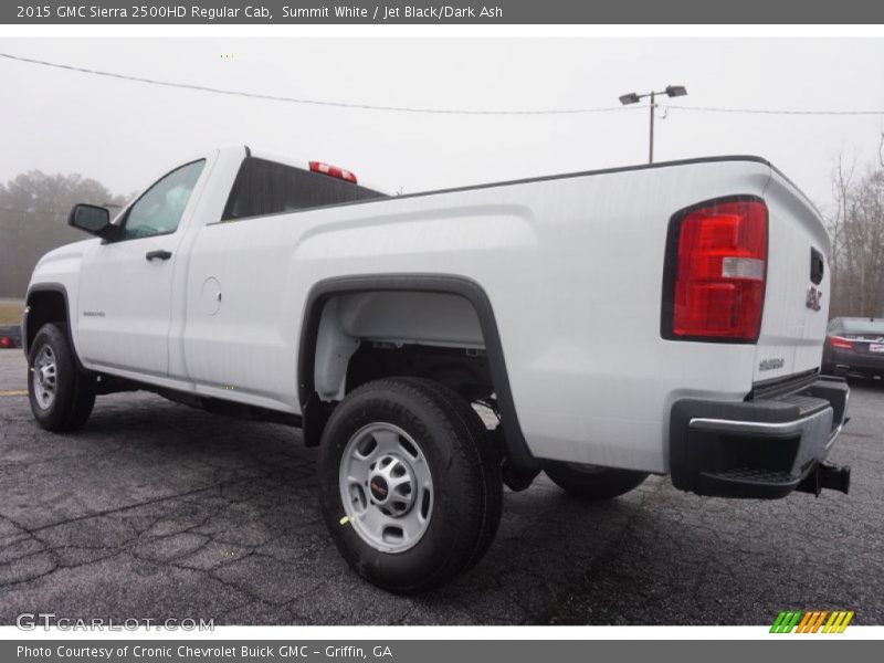 Summit White / Jet Black/Dark Ash 2015 GMC Sierra 2500HD Regular Cab