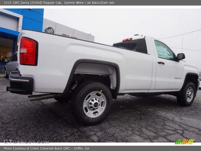 Summit White / Jet Black/Dark Ash 2015 GMC Sierra 2500HD Regular Cab