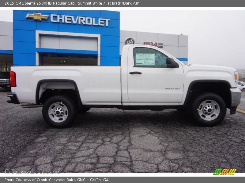 Summit White / Jet Black/Dark Ash 2015 GMC Sierra 2500HD Regular Cab