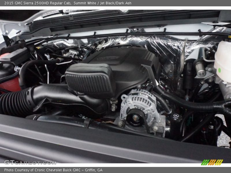 Summit White / Jet Black/Dark Ash 2015 GMC Sierra 2500HD Regular Cab