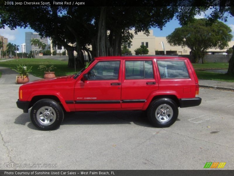  2001 Cherokee Sport Flame Red