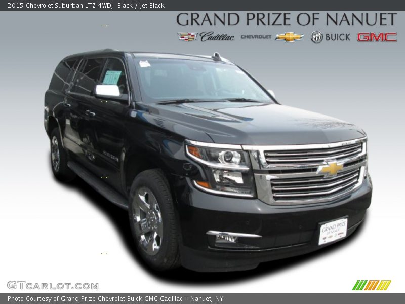 Black / Jet Black 2015 Chevrolet Suburban LTZ 4WD