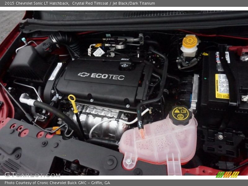 Crystal Red Tintcoat / Jet Black/Dark Titanium 2015 Chevrolet Sonic LT Hatchback